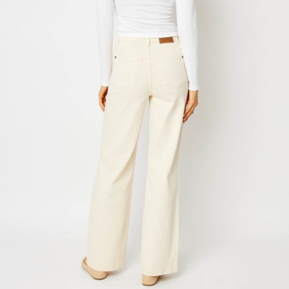 Judy Blue High Waist Crochet Patches Wide Leg - Picture 4 of 4